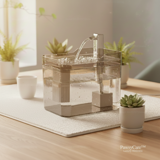 Fuente para gatos PureFlow™ de 1,5 L: hidratación inteligente, diseño relajante 