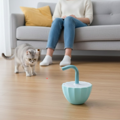 Juguete láser inteligente para gatos PawBeam™ 360°: juego inteligente para un hogar tranquilo