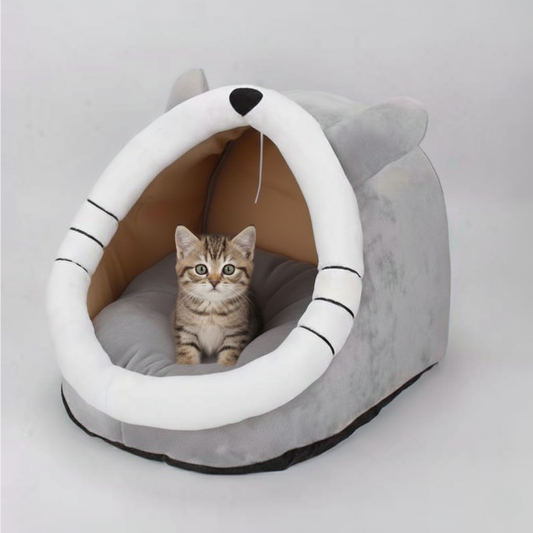 Cama cueva para gatos CozyPaw™