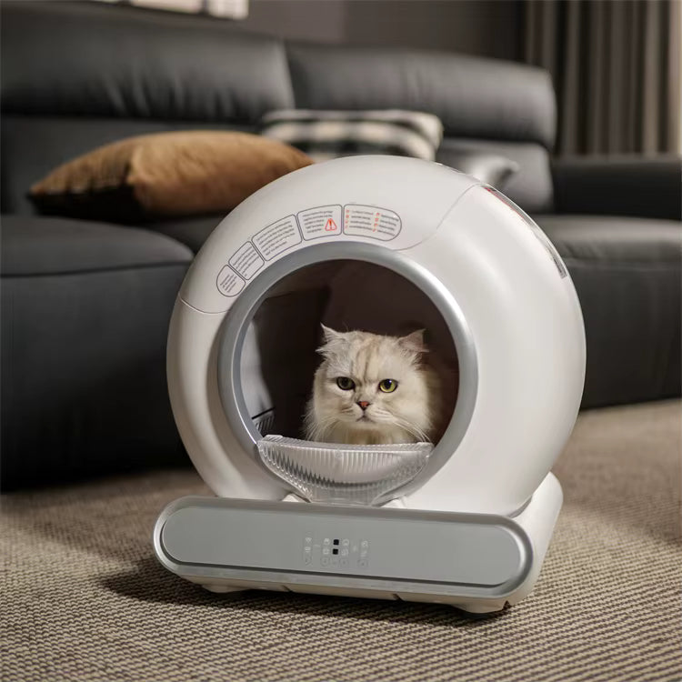 CleanCycle™ Pro — Smart Self-Cleaning Litter Box with App Control