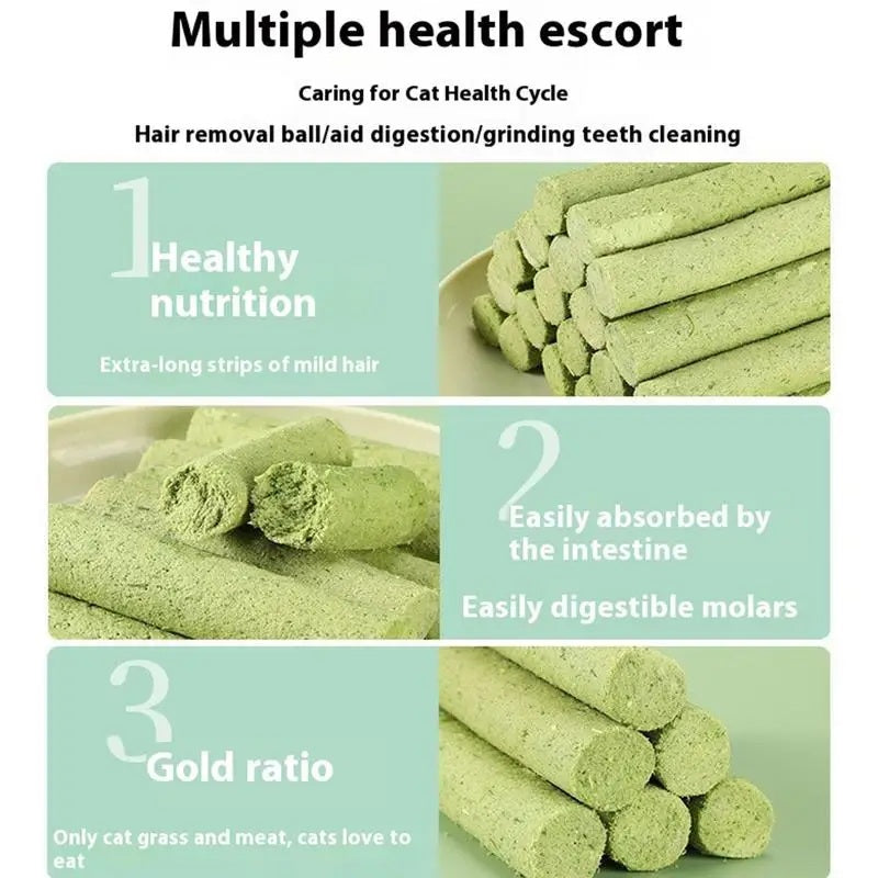 Cat Grass Teething Sticks (5 Pcs- 60 Pcs - 80 Pcs )