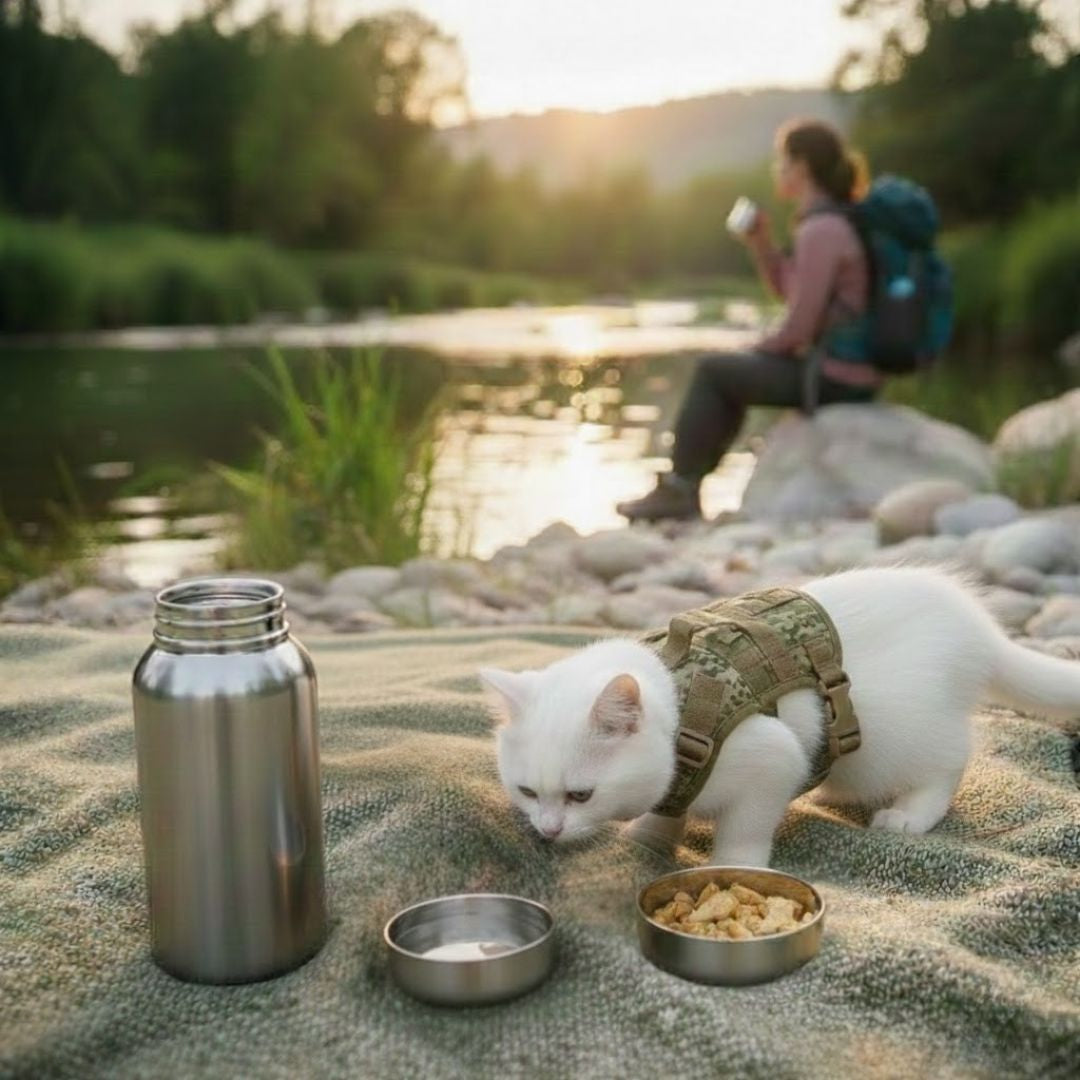 HydraPaw™ 3-in-1 Insulated Pet Travel Bottle (32 oz)