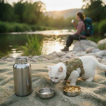 Botella de viaje para mascotas aislada HydraPaw™ 3 en 1 (946 ml)