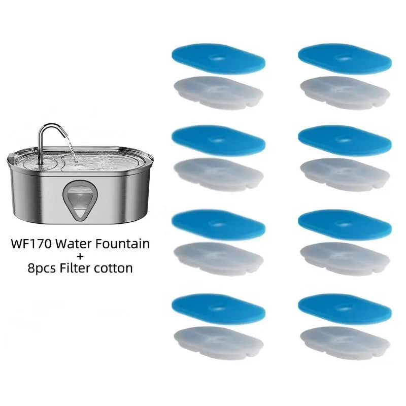 PureFlow™ 3.5L Stainless Steel Cat Water Fountain