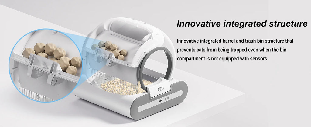 CleanCycle™ Pro — Smart Self-Cleaning Litter Box with App Control