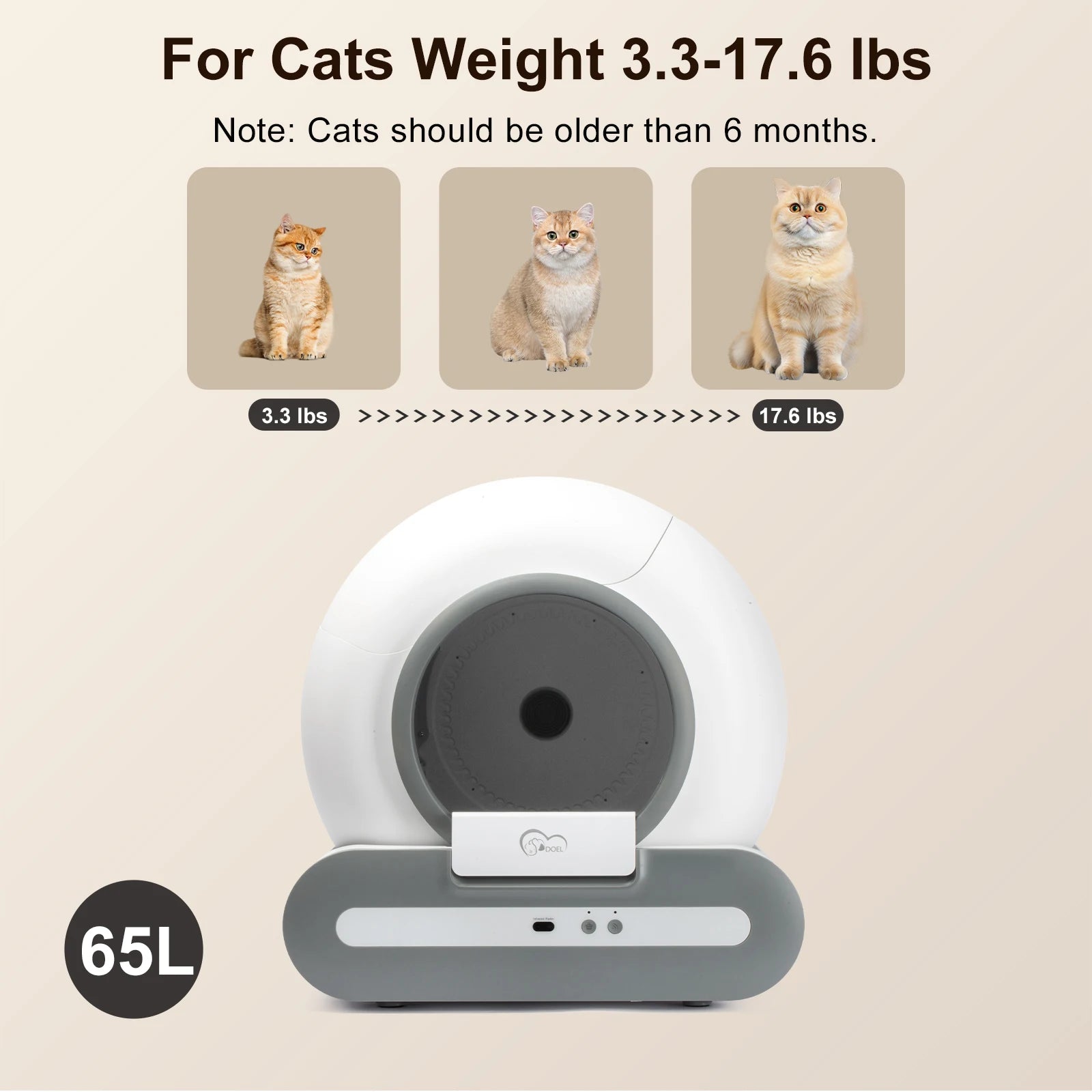 CleanCycle™ Pro — Smart Self-Cleaning Litter Box with App Control