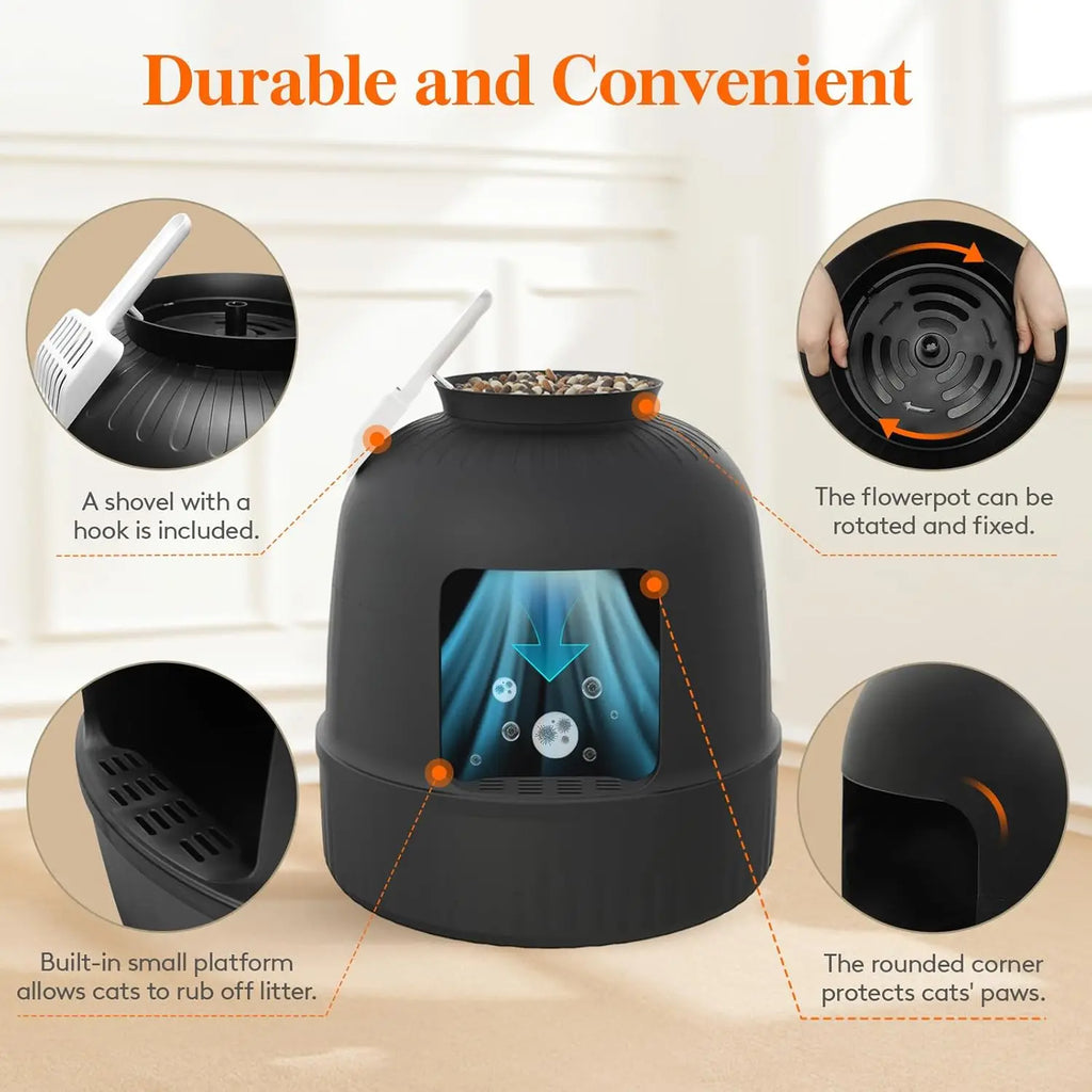 🌿 Pawtanica™ US Design — Hidden Litter Oasis